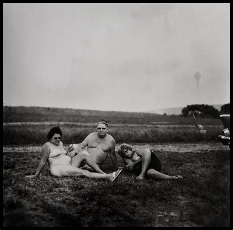 Diane Arbus. A young girl at a nudist camp, P.A., 1965. 1965